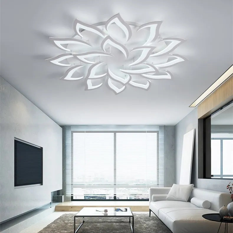 Modern Lotus LED Chandelier