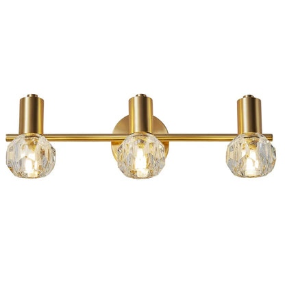 DecorBites™ Gold Crystal Wall Lamp for Home Decoration and Lighting