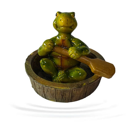 DecorBites™ Garden Water Floating Animal Statue Crafts for Outdoor Decor and Pond Decoration