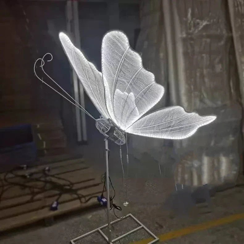 Lace Butterfly Hanging Lamp