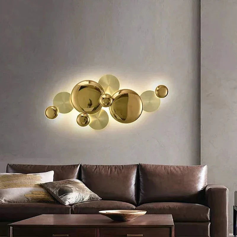 Gold Metal LED Wall Sconce