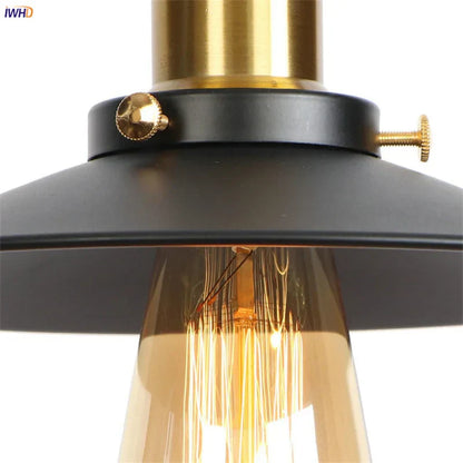 DecorBites™ Gold Industrial LED Wall Lamp for Loft Stair & Bedroom Lighting