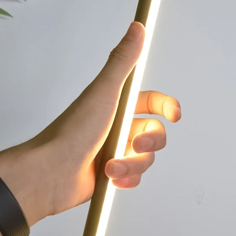Gold Minimalist Floor Lamp