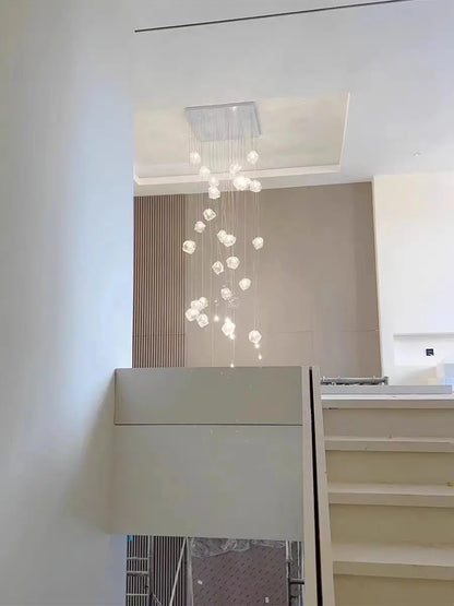DecorBites™ Cube Chandelier Pendant Lights for Restaurant Loft Stairwell Bedroom Art Décor
