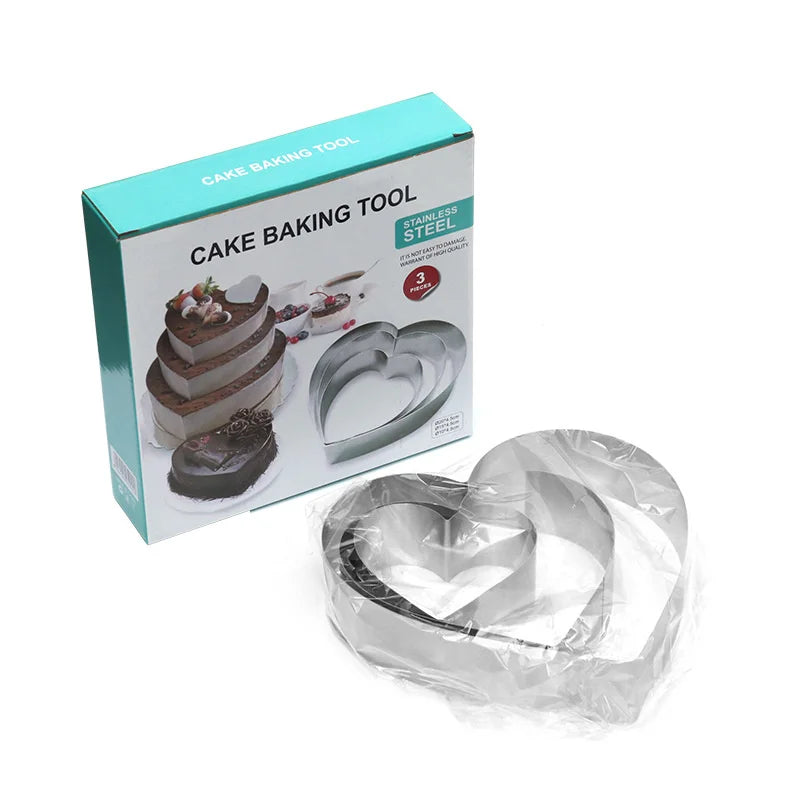 Stainless Heart Mousse Mold