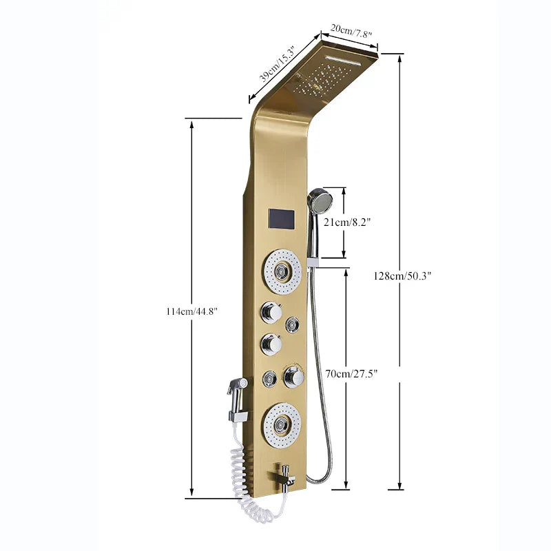Blue LED Shower System