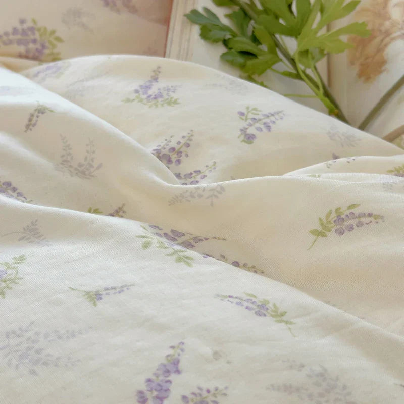 Lavender Lace Bedding Set