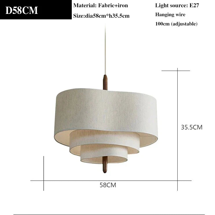 Fabric Retro Chandelier