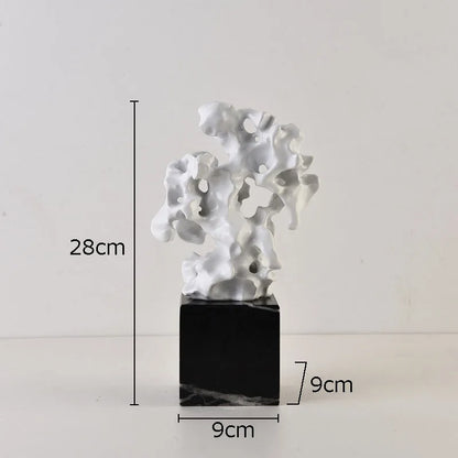 DecorBites™ Coral Creative Resin Sculpture, Modern Taihu Stone Desk Ornament for Home Decor
