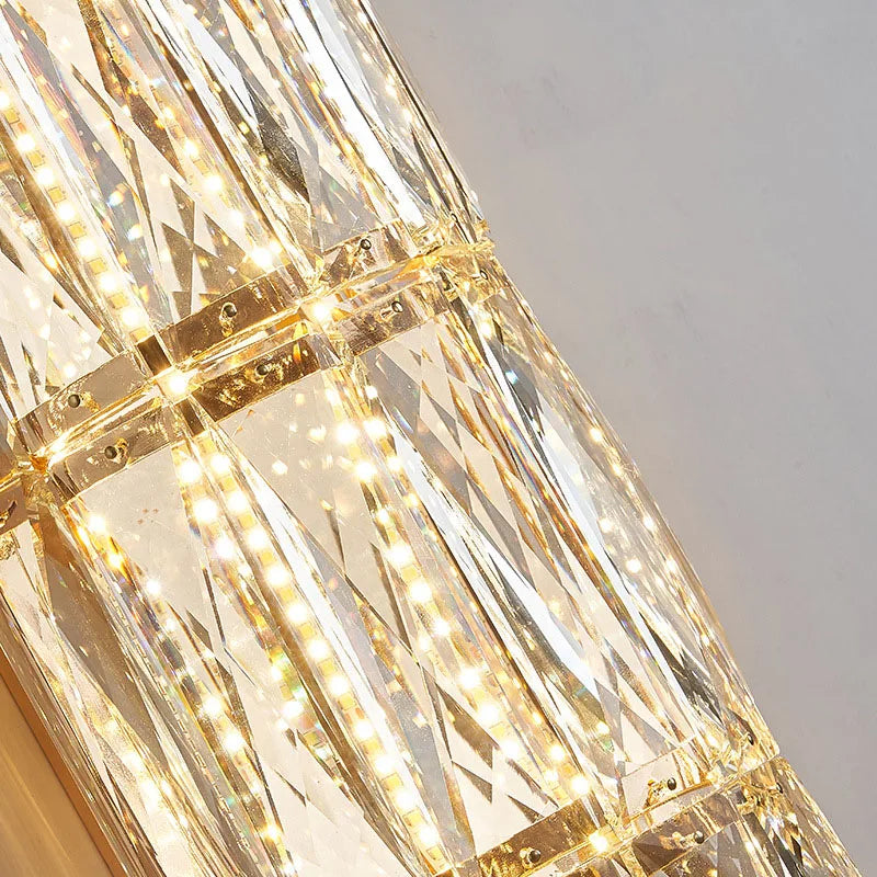 DecorBites™ Crystal LED Wall Lamp for Living Room Aisle Bedroom Staircase Decoration