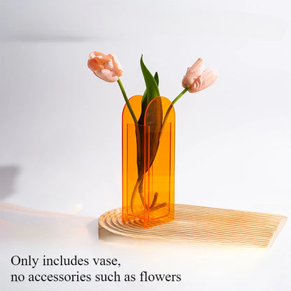 Acrylic Vase Transparent Decoration