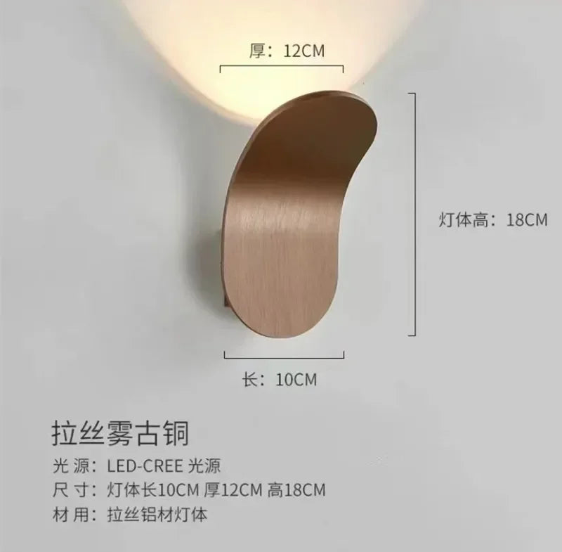 DecorBites™ Adjustable COB LED Wall Light for Modern Luxury Hotel Room, Bedroom, Bathroom