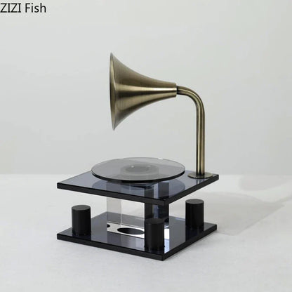 DecorBites™ Crystal Music Equipment Model Ornament Decor - Modern Desk Artwork