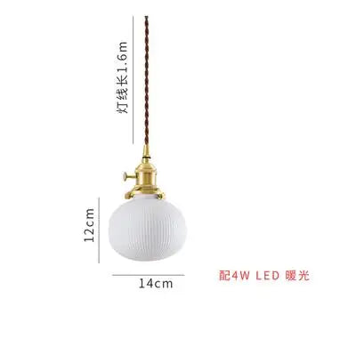 DecorBites™ Green Glass Pendant Light for Bedroom, Dining, and Living Room