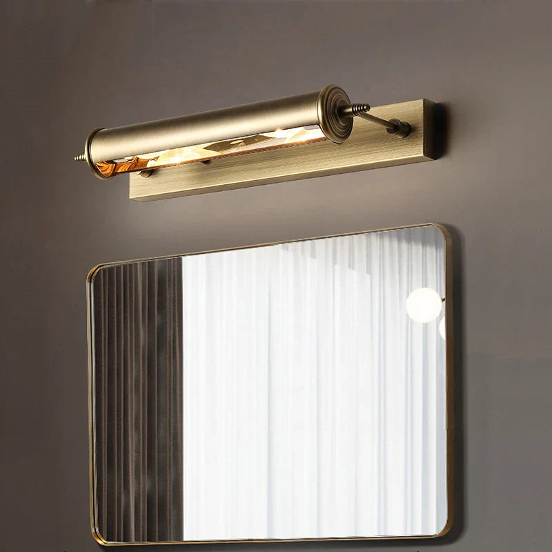 DecorBites™ Bronze Bathroom Wall Lamp with Replaceable E14 Bulb for Mirror Headlight