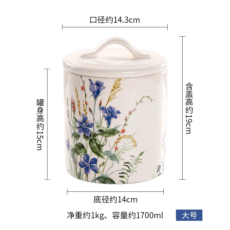 Ceramic Sealed Storage Jar
