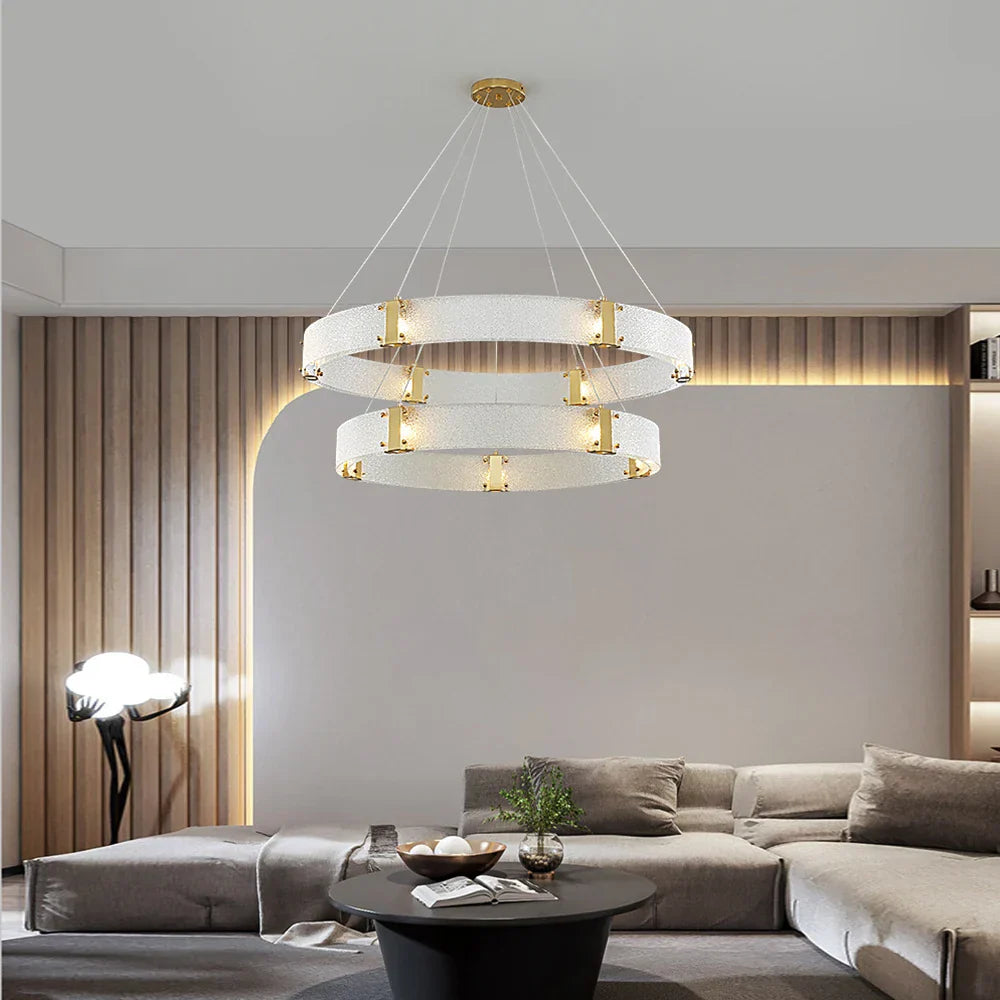 Gold Luxe LED Chandelier
