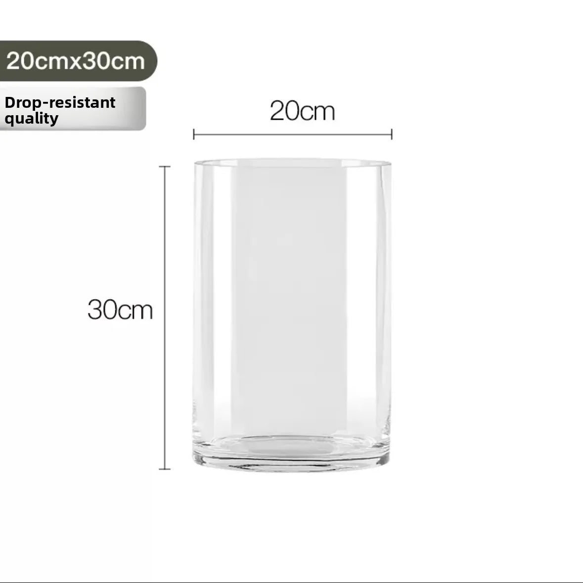 Acrylic Flower Vase Transparent Decorative