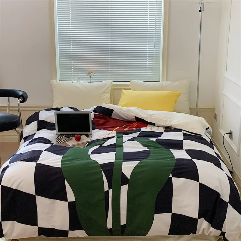 Floral Cotton Satin Comforter