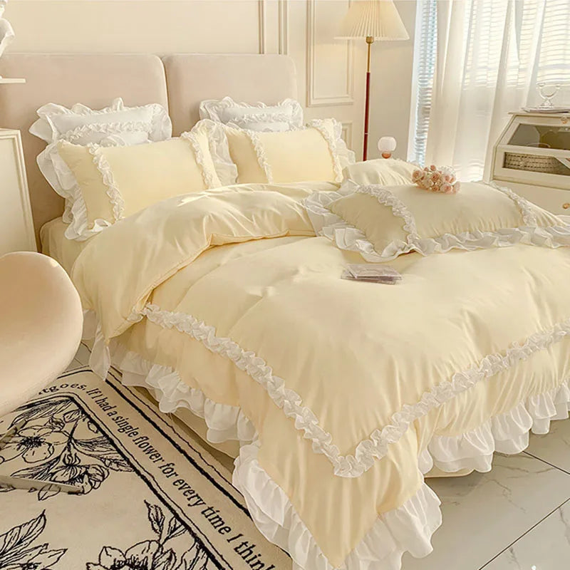 Washed Cotton Bed Set