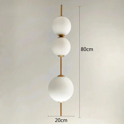 DecorBites™ Glass Ball LED Pendant Light for Modern Restaurant, Cafe, Bedroom & Kitchen