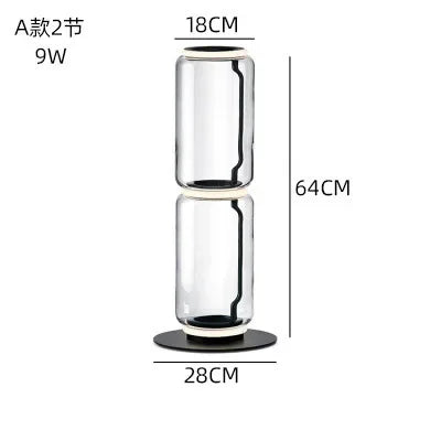Glass Nordic Floor Lamp