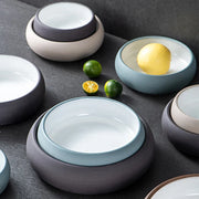 Round Ceramic Snack Bowl