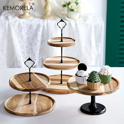 DecorBites™ Double-Layer/Three-Layer Dried Fruit Tray - Elegant Serving Dish for Desserts and Snacks