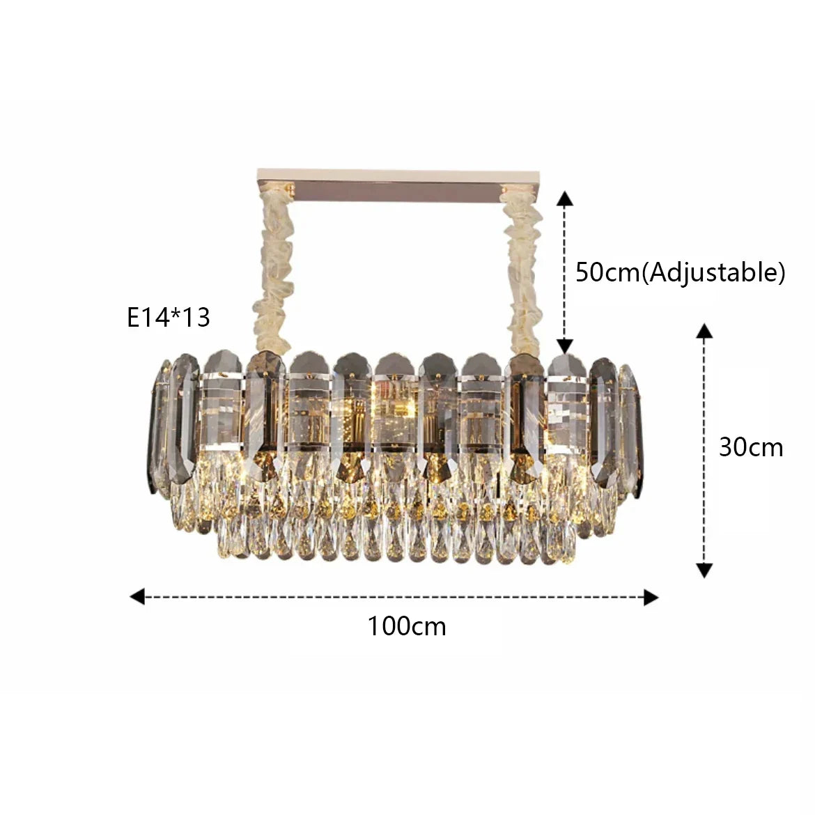 DecorBites™ Crystal LED Wall Lamp: Minimalist Luxury Lighting for Living Room TV Background