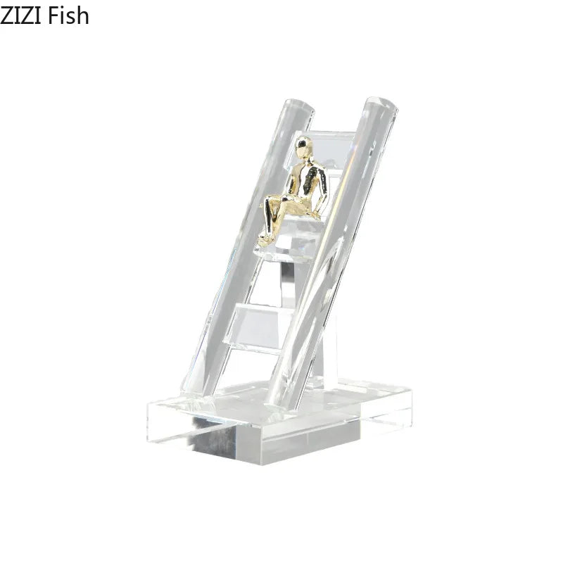 Gold Resin Figures Sculpture