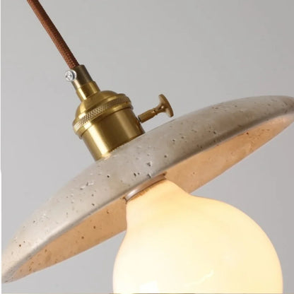 DecorBites™ Glass Ball LED Pendant Light Yellow for Home Decor Dining Living Room