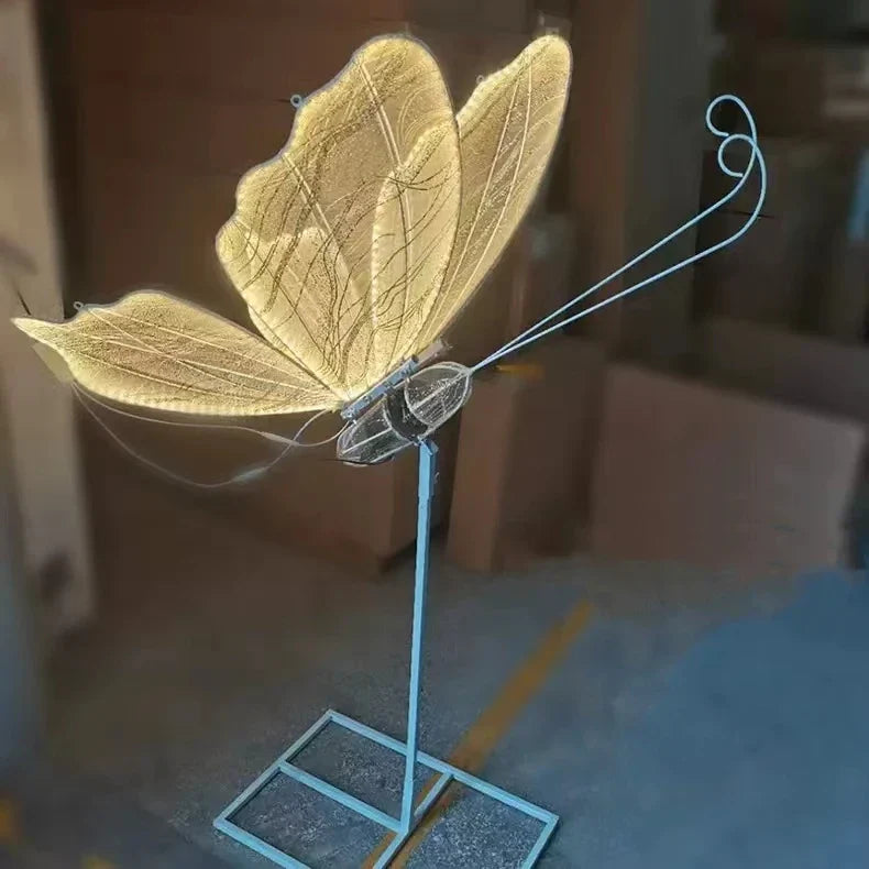 Lace Butterfly Hanging Lamp