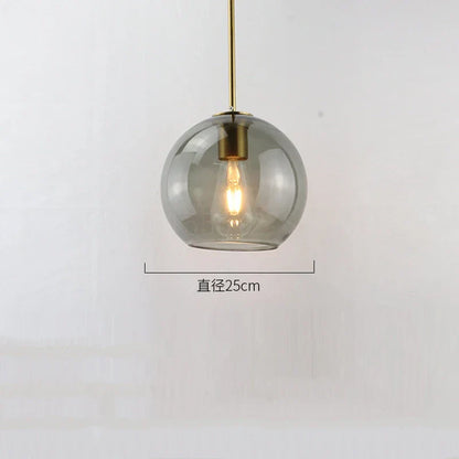 DecorBites™ Glass Ball LED Pendant Lights for Chic Home Decor and Lighting