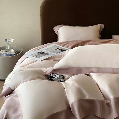 DecorBites™ Eucalyptus Fiber Bedding Set, Summer Coolness, Silky Quilt, Duvet Cover, Sheet Set