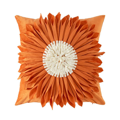 DecorBites™ Handmade Flower Cushion Cover - Elegant Home Decor Pillows