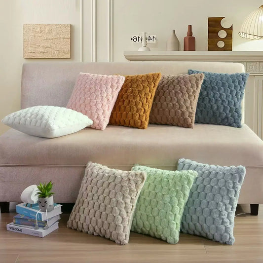 Artificial Fur Pillow Covers Decorative