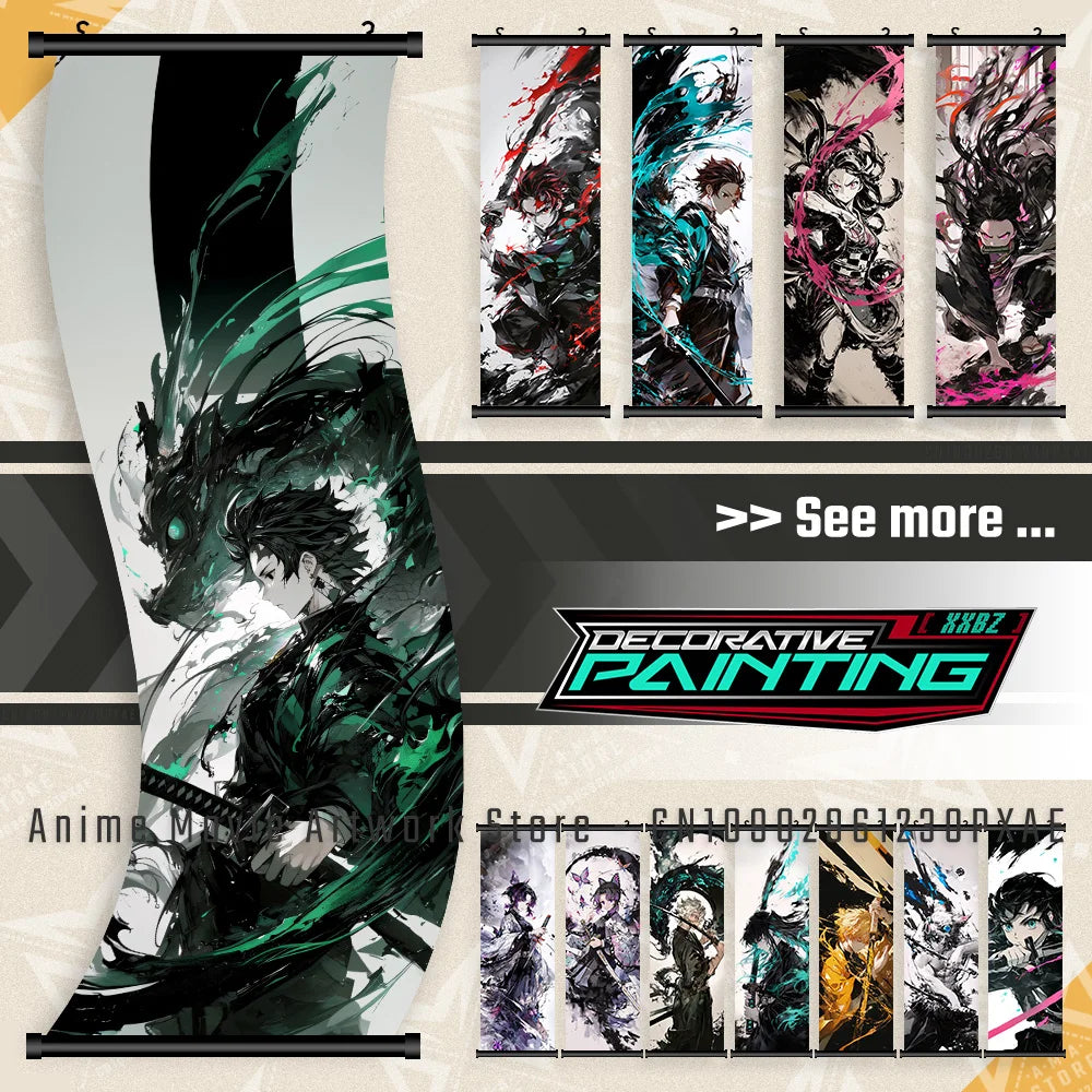 Anime Poster Canvas Wall Art Decor