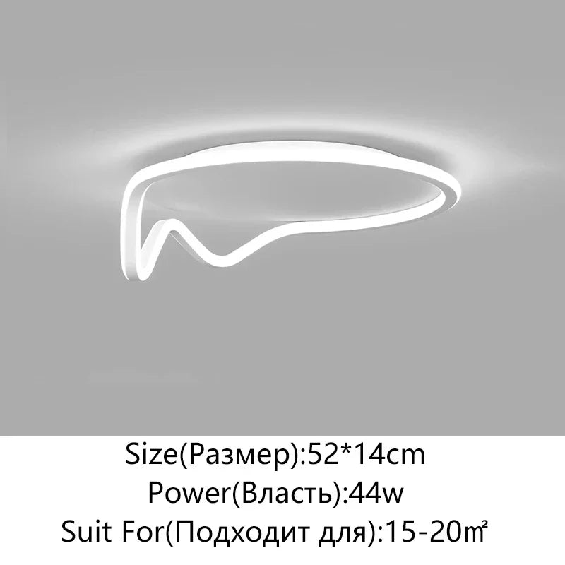 DecorBites™ Geometry Round LED Ceiling Light for Home Decor