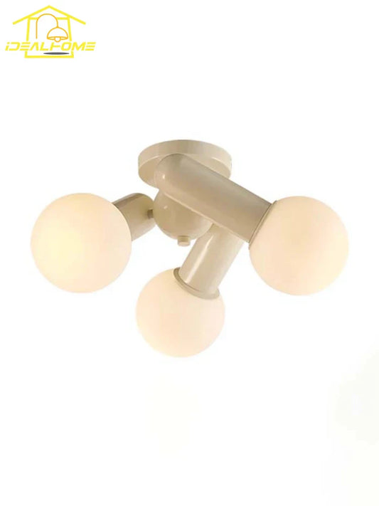 DecorBites™ Cream Wind LED Ceiling Light - Modern, Warm, Simple Home Decor