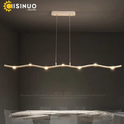 DecorBites™ LED Wave Pendant Light for Office Dining Living Room Decor