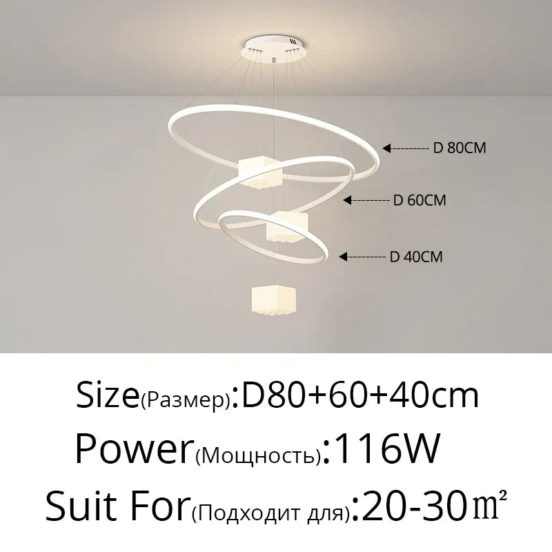White LED Hanging Light