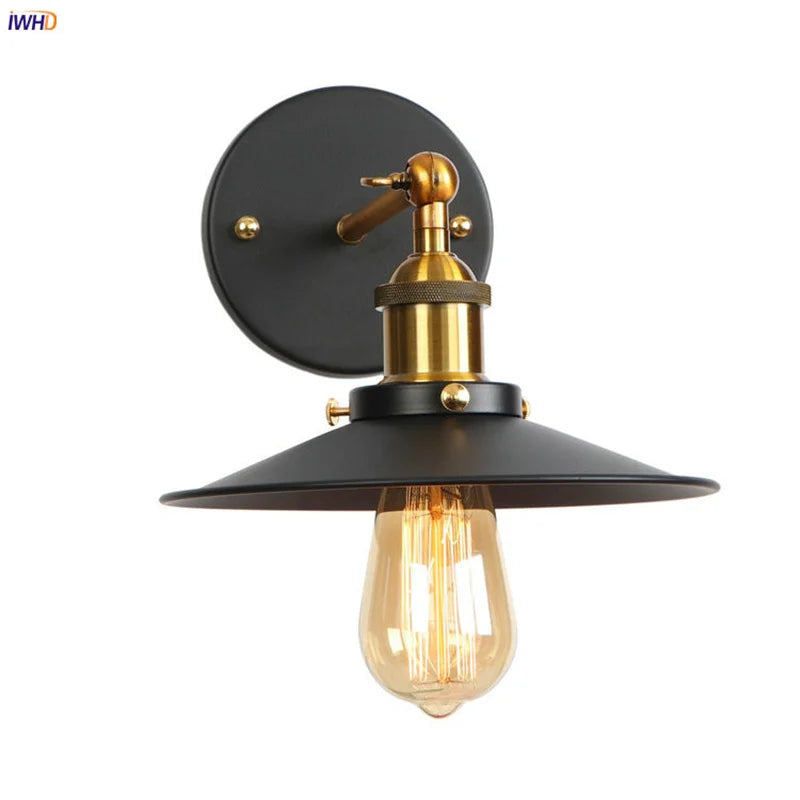 Gold LED Wall Lamp For Coffee Bars And Bedrooms