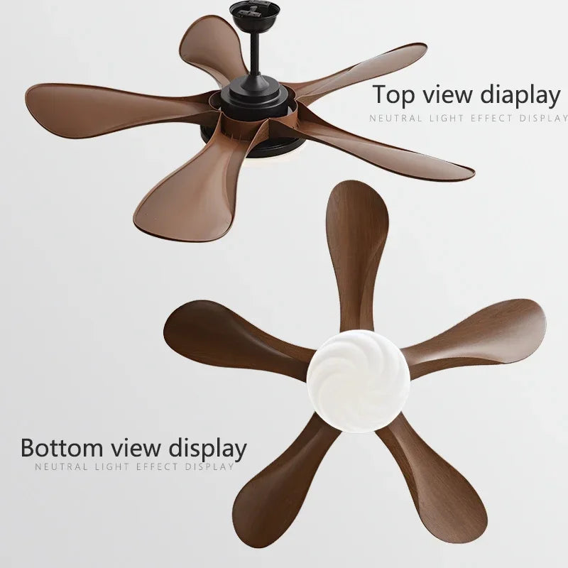 DecorBites™ 58" Modern LED Ceiling Fan Light Strong Winds for Living Room & Restaurant