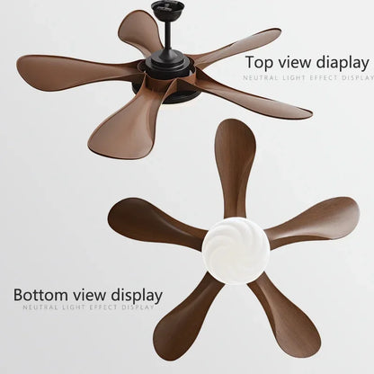 DecorBites™ 58" Modern LED Ceiling Fan Light Strong Winds for Living Room & Restaurant