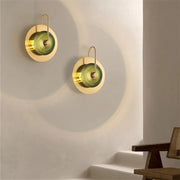 Green Crystal Wall Lamp