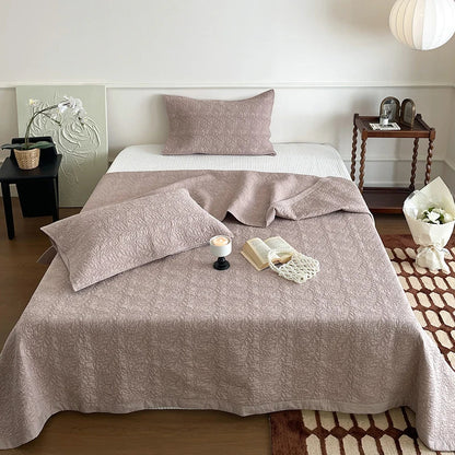 DecorBites™ Cotton Quilted Bedspread Set With Pillowcases