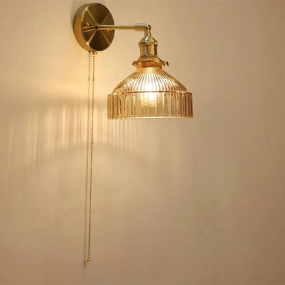 DecorBites™ Glass Shade LED Wall Lamp for Luxury Living Room Decor