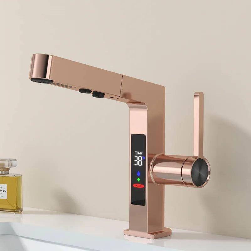 Rose Gold LED Faucet