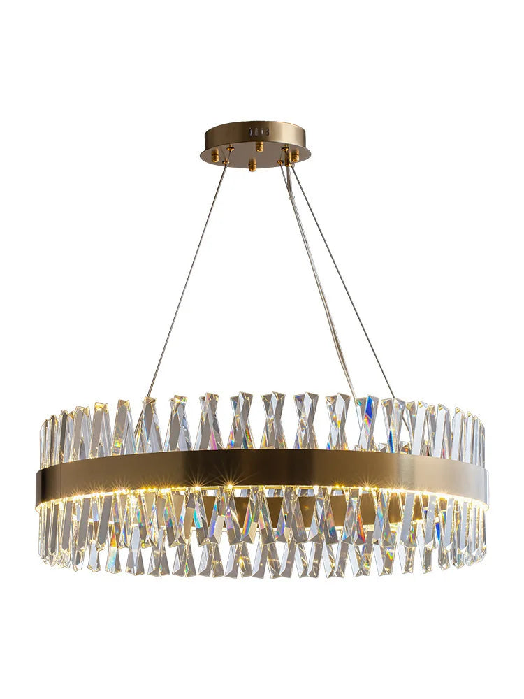 Crystal LED Ceiling Chandelier Oval 100cm