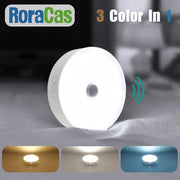 White Motion Sensor Light 3-in-1 Cabinet LED